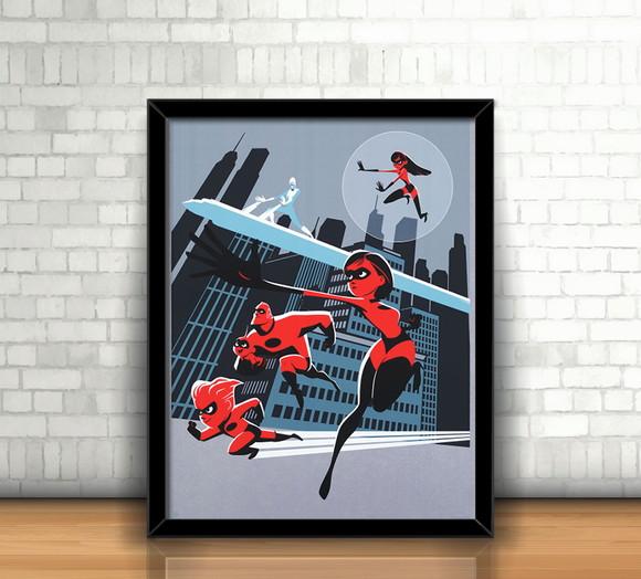 Quadro Os Incríveis