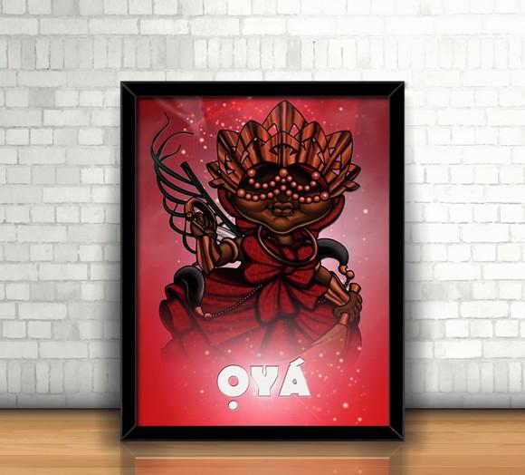 Quadro Oyá / Ilustração