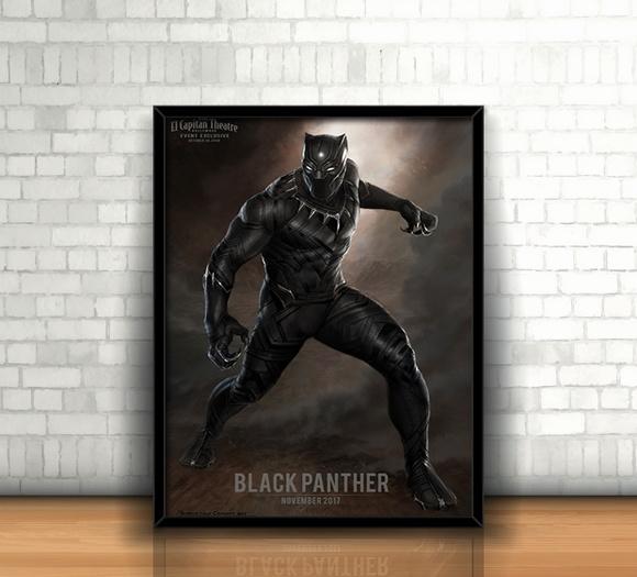 Quadro Pantera Negra