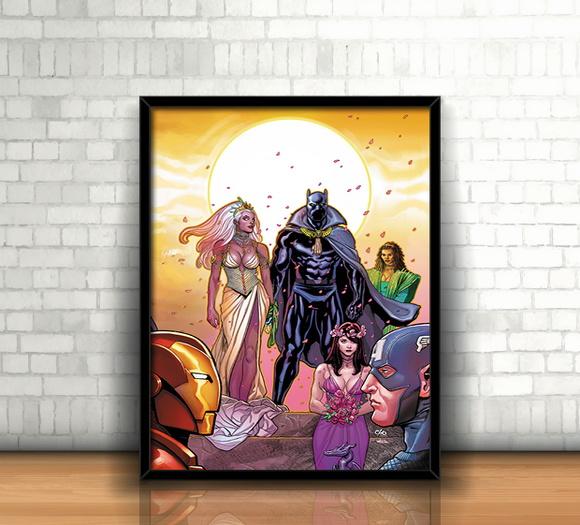Quadro Pantera Negra / Wakanda