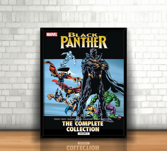 Quadro Pantera Negra / 20x30cm / Com Vidro