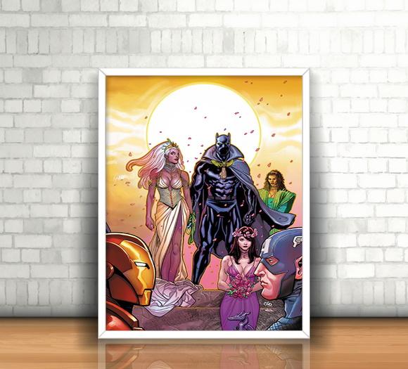 Quadro Pantera Negra / Wakanda