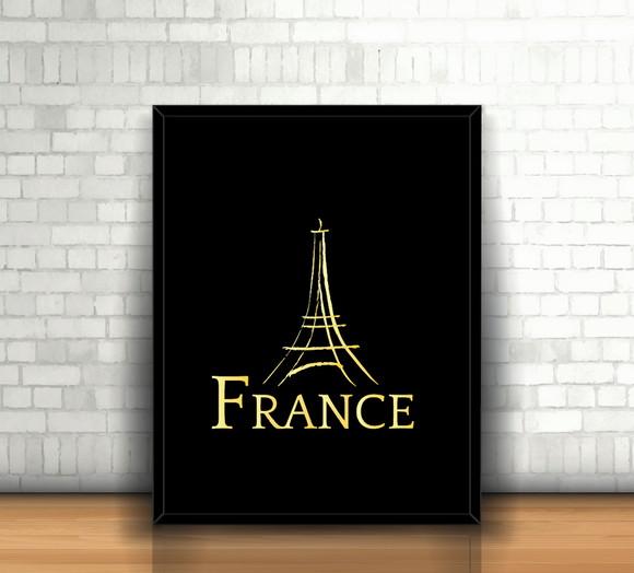 Quadro Paris / Torre Eiffel