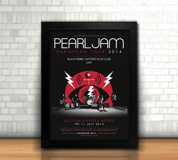Quadro Pearl Jam 2014