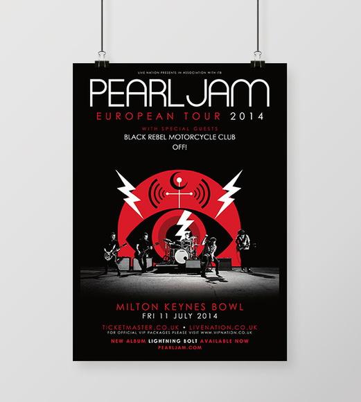 Quadro Pearl Jam 2014