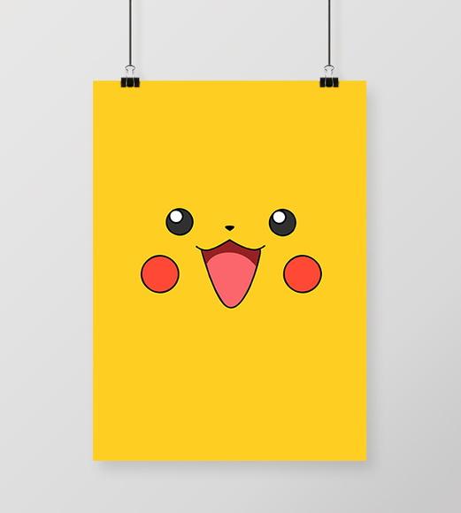 Quadro Pikachu / Pokemon