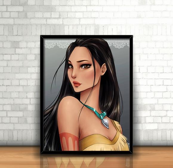 Quadro Pocahontas / Anime