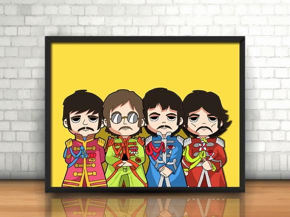 Quadro Quarteto de Liverpool