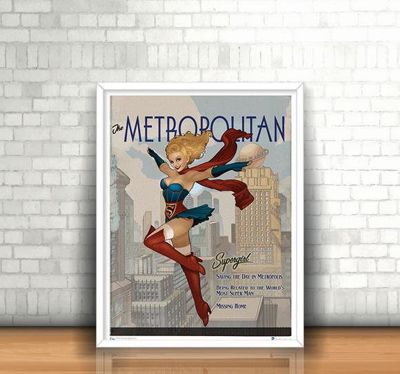 Quadro Retrô / Supergirl