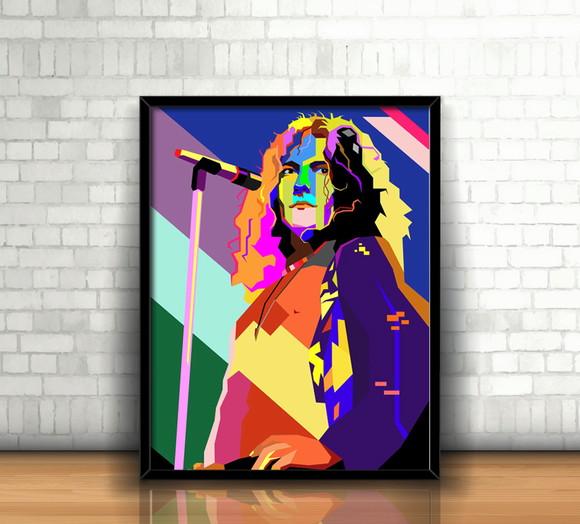 Quadro Robert Plant / Led Zeppelin