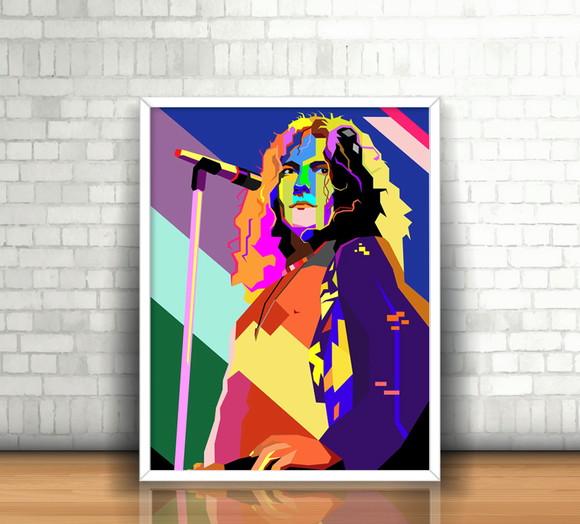 Quadro Robert Plant / Led Zeppelin