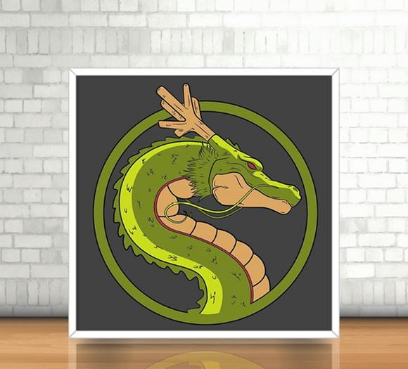 Quadro Sheng Long / Dragon Ball