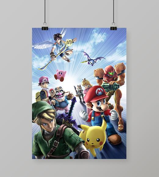 Quadro Smash Bros