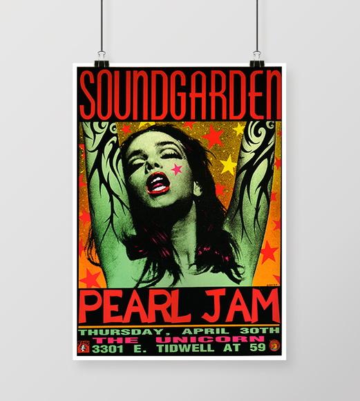 Quadro Soundgarden & Pearl Jam