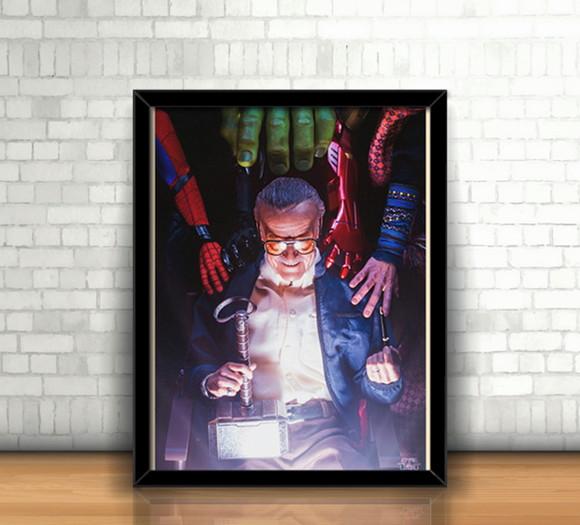 Quadro Stan Lee (Alex Ross)