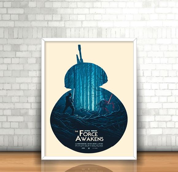 Quadro Star Wars / O Despertar da Força