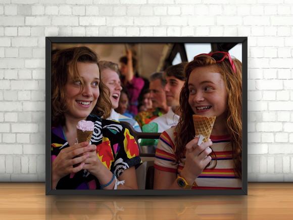 Quadro Stranger Things / 20x30cm / com Vidro