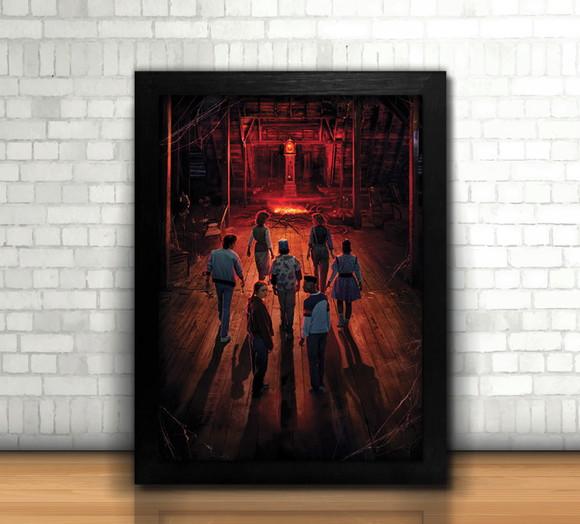 Quadro Stranger Things / 20x30cm / Com Vidro