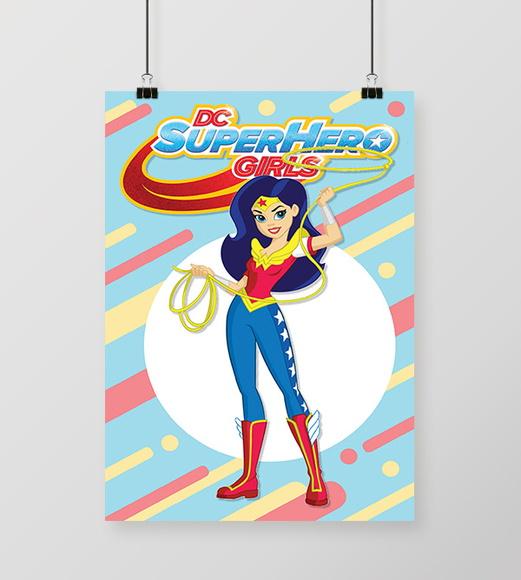 Quadro Super Hero Girls