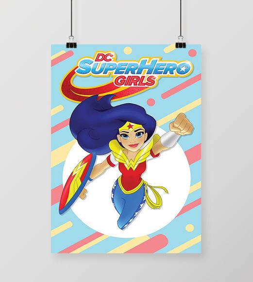 Quadro Super Hero Girls
