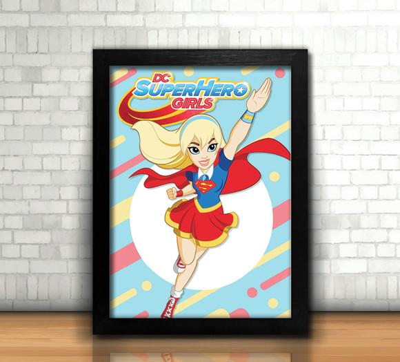 Quadro Super Hero Girls / Supergirl