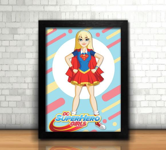 Quadro Super Hero Girls / Supergirl