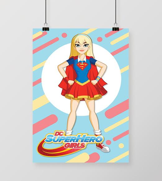 Quadro Super Hero Girls / Supergirl