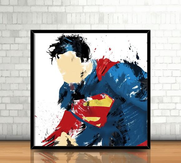 Quadro Superman (20x20cm)