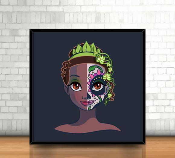 Quadro Tiana/Catrina (20x20cm)