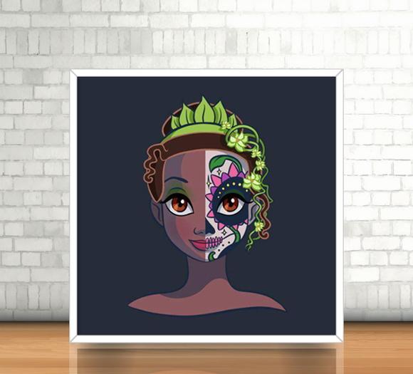 Quadro Tiana/Catrina (20x20cm)