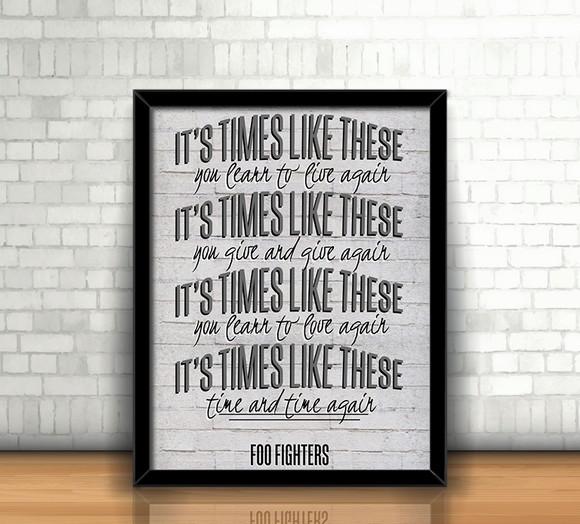 Quadro Times Like These / Foo Fighters