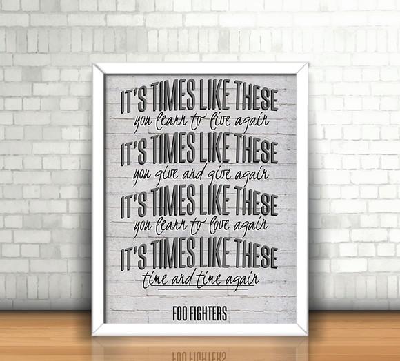 Quadro Times Like These / Foo Fighters
