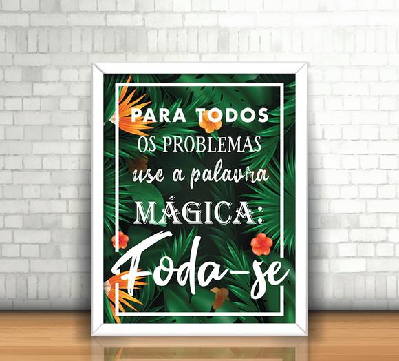 Quadro Use a Palavra Mágica