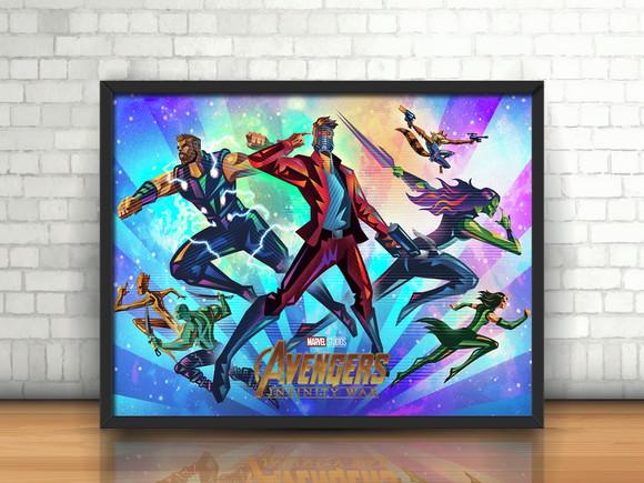 Quadro Vingadores / Guerra Infinita