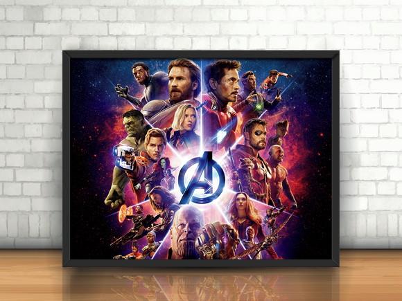 Quadro Vingadores / Guerra Infinita