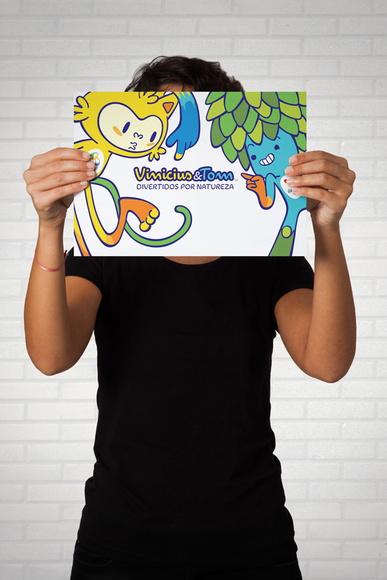 Quadro Vinícius e Tom / Rio 2016