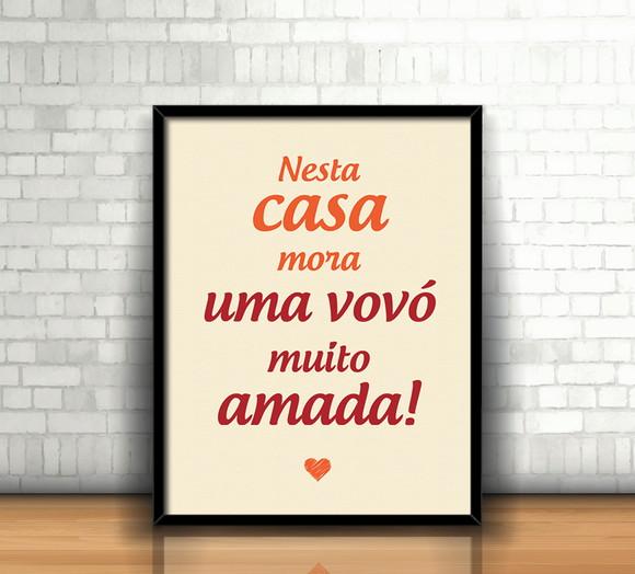 Quadro Vovó Amada