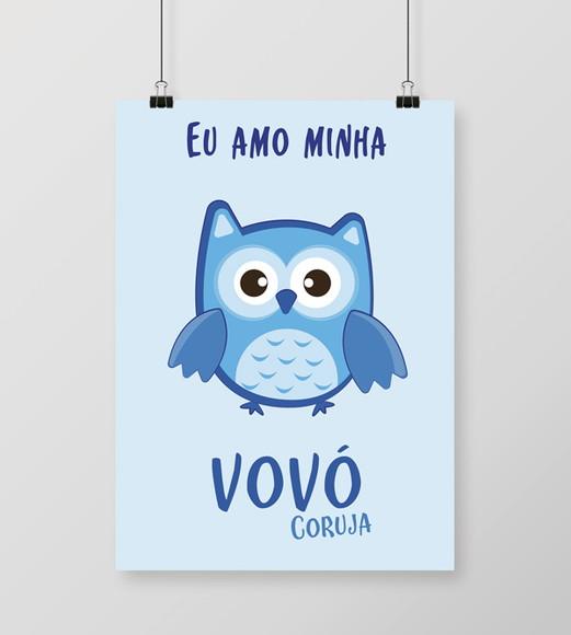 Quadro Vovó Coruja