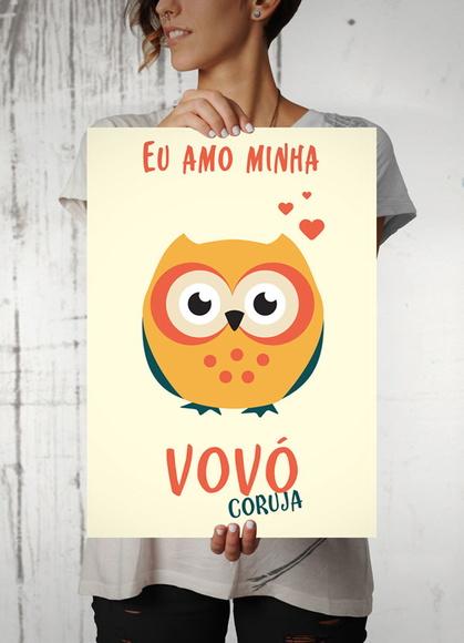 Quadro Vovó Coruja
