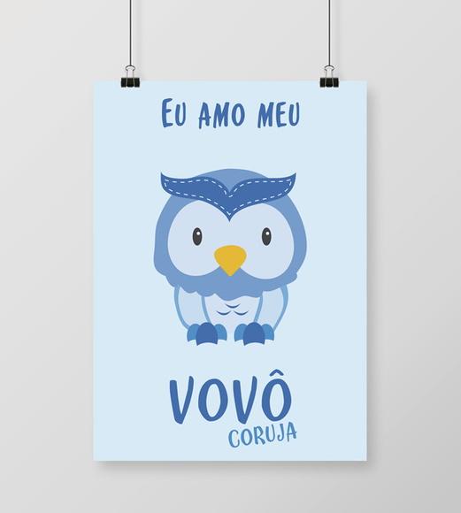 Quadro Vovô Coruja
