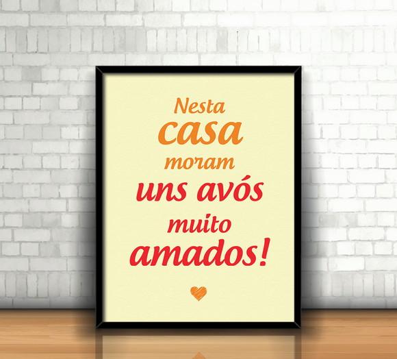 Quadro Vovós Amados