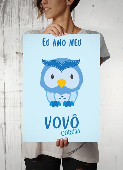 Quadro Vovô Coruja