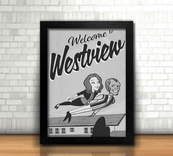 Quadro WandaVision (20x30cm)
