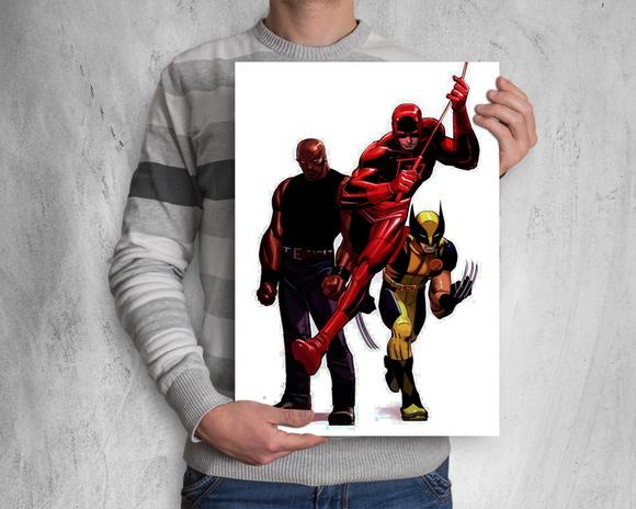 Quadro Wolverine & Friends