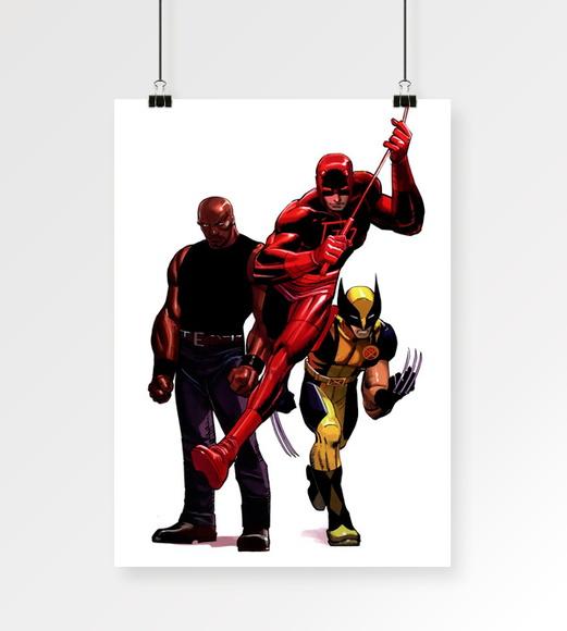 Quadro Wolverine & Friends