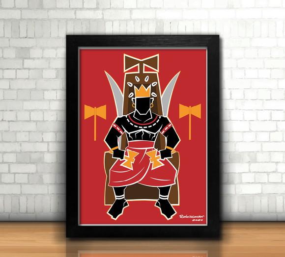 Quadro Xango / Ilustração