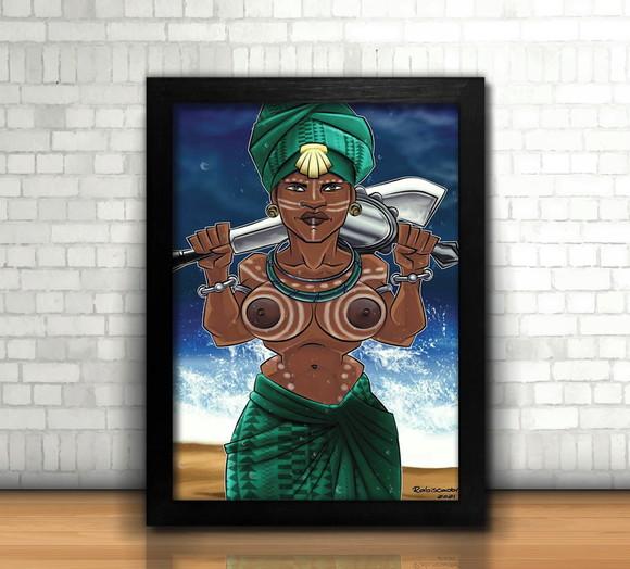 Quadro Yemanja / Ilustração (20x30cm)