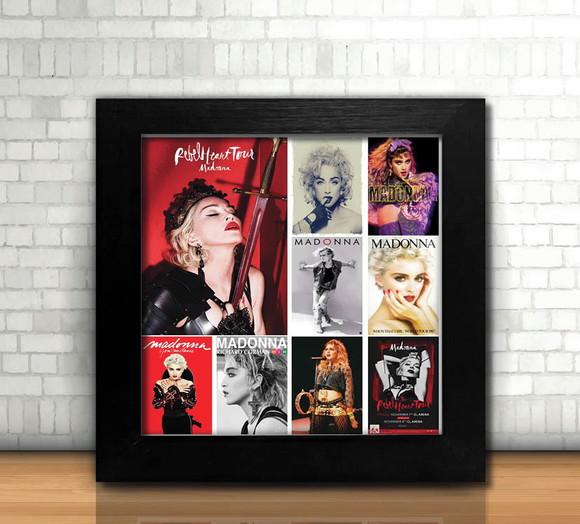 Rainha do Pop / Quadro / 20x20cm / com Vidro