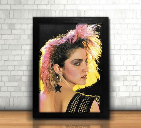 Rainha do Pop / Quadro / 20x30cm / com Vidro