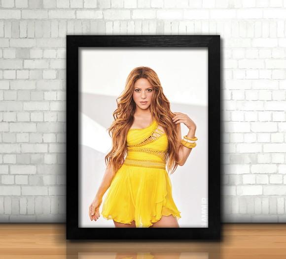 Shakira Rainha Latina / Quadro / 20x30cm / Vidro